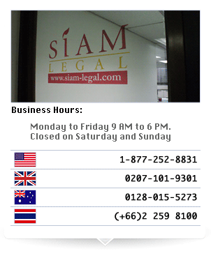Thailand Lawyer International Numbers